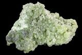 Green Prehnite Crystal Cluster - Morocco #127393-1